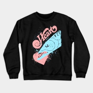 heart fish Crewneck Sweatshirt